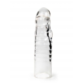 Прозрачная закрытая насадка на член - 15 см. - Sex Expert - в Архангельске купить с доставкой