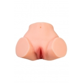 Телесный реалистичный мастурбатор-полуторс с 2 любовными входами - No Name - в Архангельске купить с доставкой