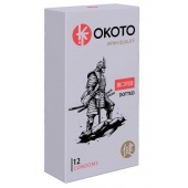 Точечные презервативы OKOTO Dotted - 12 шт. - Sitabella - купить с доставкой в Архангельске