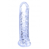 Прозрачная насадка-удлинитель Stretchy Touch - 18 см. - NMC - в Архангельске купить с доставкой