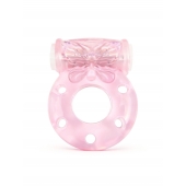 Розовое эрекционное виброкольцо с бабочкой - 1137 - в Архангельске купить с доставкой