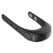 Черное эрекционное виброкольцо на ремешках - Boys of Toys - в Архангельске купить с доставкой