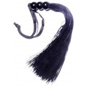 Черная силиконовая плетка - 25,4 см. - Boys of Toys - купить с доставкой в Архангельске