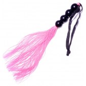 Розовая силиконовая плеть - 35,5 см. - Boys of Toys - купить с доставкой в Архангельске