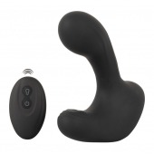 Черная анальная вибропробка с функцией расширения RC Butt Plug with 3 functions - Orion - в Архангельске купить с доставкой
