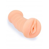 Телесный двусторонний мастурбатор с вибропулей и эрекционными кольцами в комплекте - Sexy Girl - в Архангельске купить с доставкой
