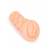 Телесный мастурбатор-вагина с вибропулей и эрекционными кольцами в комплекте - Sexy Girl - в Архангельске купить с доставкой