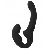 Черный безремневой страпон Share Lite - Fun Factory - купить с доставкой в Архангельске