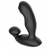 Черный вибромассажер простаты с вращающимся шариком - Secwell - в Архангельске купить с доставкой