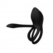 Черное эрекционное виброкольцо Bayek с пультом ДУ - Zalo - в Архангельске купить с доставкой