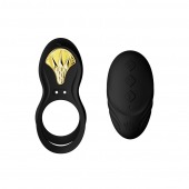 Черное эрекционное виброкольцо Bayek с пультом ДУ - Zalo - в Архангельске купить с доставкой