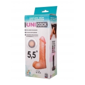 Фаллическая насадка Харнесс UNICOCK 5,5  - 17 см. - LOVETOY (А-Полимер) - купить с доставкой в Архангельске