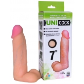 Фаллическая насадка Харнесс UNICOCK 7  - 19 см. - LOVETOY (А-Полимер) - купить с доставкой в Архангельске
