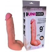 Фаллическая насадка Харнесс UNICOCK 9  - 24 см. - LOVETOY (А-Полимер) - купить с доставкой в Архангельске