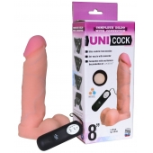 Фаллическая насадка Харнесс UNICOCK 8  с вибрацией - 20 см. - LOVETOY (А-Полимер) - купить с доставкой в Архангельске