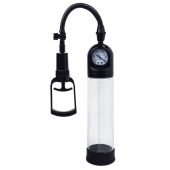 Чёрная вакуумная помпа A-toys с манометром и прозрачной колбой - A-toys - в Архангельске купить с доставкой