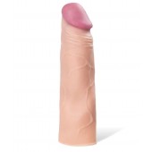 Реалистичная насадка с ярко выраженной головкой - 16,5 см. - A-toys - в Архангельске купить с доставкой