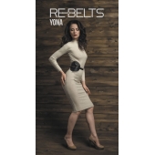 Пояс с клёпками Yona Black - Rebelts - купить с доставкой в Архангельске