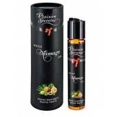 Массажное масло с ароматом экзотических фруктов Huile de Massage Gourmande Fruits Exotiques - 59 мл. - Plaisir Secret - купить с доставкой в Архангельске