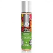 Смазка с ароматом тропических фруктов JO Flavored Tropical Passion - 30 мл. - System JO - купить с доставкой в Архангельске