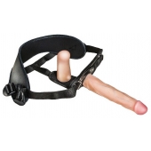 Женский страпон с вагинальной пробкой Woman Strap - 18 см. - LOVETOY (А-Полимер) - купить с доставкой в Архангельске