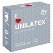 Презервативы с точками Unilatex Dotted - 3 шт. - Unilatex - купить с доставкой в Архангельске