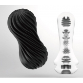 Мастурбатор FLEX Rocky Black с плотным рельефом - Tenga - в Архангельске купить с доставкой