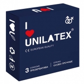 Ультрапрочные презервативы Unilatex Extra Strong - 3 шт. - Unilatex - купить с доставкой в Архангельске