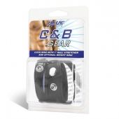 Утяжка для мошонки и пениса Cock Ring With 1  Ball Stretcher And Optional Weight Ring - BlueLine - купить с доставкой в Архангельске