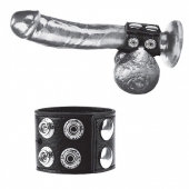 Ремень на член и мошонку 1.5  Cock Ring With Ball Strap - BlueLine - купить с доставкой в Архангельске
