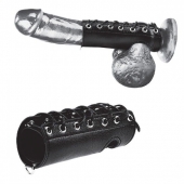 Сбруя на член на шнуровке 5  Cock Sheath - BlueLine - купить с доставкой в Архангельске
