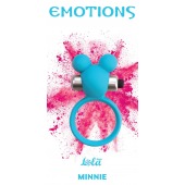 Голубое эрекционное виброколечко Emotions Minnie Breeze - Lola Games - в Архангельске купить с доставкой