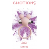 Розовое эрекционное виброколечко Emotions Minnie Light pink - Lola Games - в Архангельске купить с доставкой