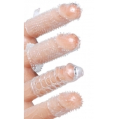 Набор из 4 насадок на член Pleasured Penis Enhancement Sleeve 4 Pack - XR Brands - в Архангельске купить с доставкой