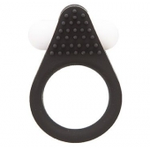 Чёрное эрекционное кольцо LIT-UP SILICONE STIMU RING 1 BLACK - Dream Toys - в Архангельске купить с доставкой
