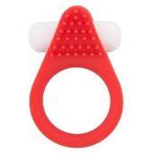 Красное эрекционное кольцо LIT-UP SILICONE STIMU RING 1 RED - Dream Toys - в Архангельске купить с доставкой