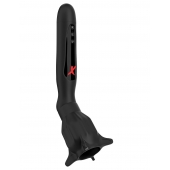 Чёрный вибростимулятор для головки члена с эффектом всасывания Vibrating Roto-Sucker - Pipedream - в Архангельске купить с доставкой