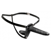 Женский страпон с вагинальной пробкой Double Penetrix Strap-on - 15 см. - Pipedream - купить с доставкой в Архангельске