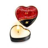 Массажная свеча с ароматом ванили Bougie Massage Candle - 35 мл. - Plaisir Secret - купить с доставкой в Архангельске