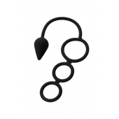Тройное эрекционное кольцо с анальным хвостом Drop S-size - Erotist Adult Toys - в Архангельске купить с доставкой