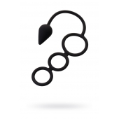 Тройное эрекционное кольцо с анальным хвостом Drop S-size - Erotist Adult Toys - в Архангельске купить с доставкой