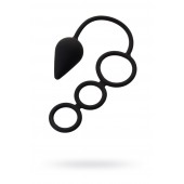 Тройное эрекционное кольцо с анальным хвостом Drop M-size - Erotist Adult Toys - в Архангельске купить с доставкой