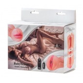 Двусторонний мастурбатор с вибропулей Satisfaction Babylicious - Lola Games - в Архангельске купить с доставкой