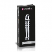 Ребристый фаллоимитатор для электростимуляции Funky Fella Rill Dildo - 13 см. - MyStim - купить с доставкой в Архангельске