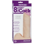 Ультрареалистичная насадка для трусиков Vac-U-Lock 8  ULTRASKYN Cock - 20,57 см. - Doc Johnson - купить с доставкой в Архангельске