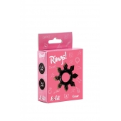 Чёрное эрекционное кольцо Rings Gear - Lola Games - в Архангельске купить с доставкой