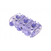 Фиолетовая насадка на пенис Rings Armour - Lola Games - в Архангельске купить с доставкой