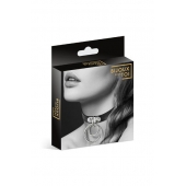 Черный чокер с двумя кольцами - Bijoux Pour Toi - купить с доставкой в Архангельске