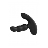 Черный силиконовый стимулятор простаты Levett Nitoc с пультом ДУ - Levett - в Архангельске купить с доставкой