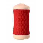 Двухсторонний мастурбатор JOS  NADIN в красном цилиндре - JOS - в Архангельске купить с доставкой